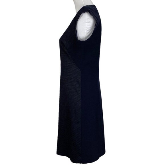 Ted Baker Women's Navy Blue Textured Designer Sheath Dress EU 2/US 6/C37 - Picture 8 of 13